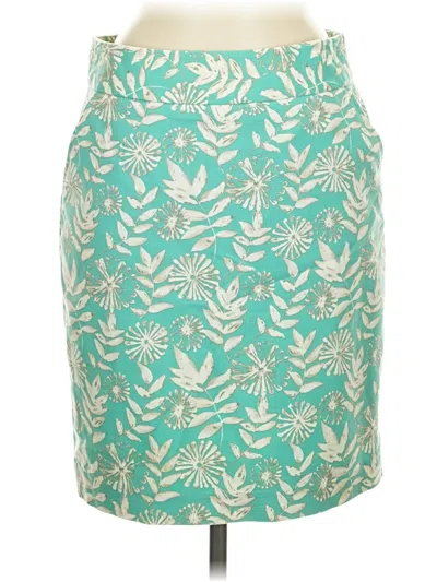 Pre-owned Rafaella Casual Skirt In Teal