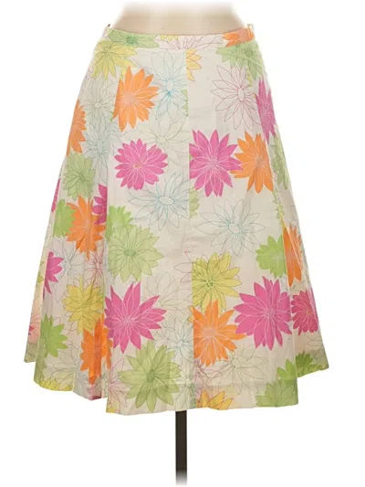 Pre-owned Rafaella Casual Skirt In White