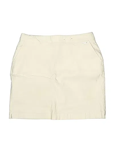 Pre-owned Rafaella Casual Skirt In White