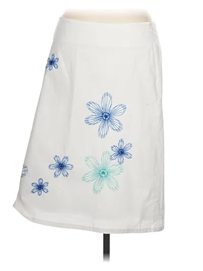 Pre-owned Rafaella Casual Skirt In White