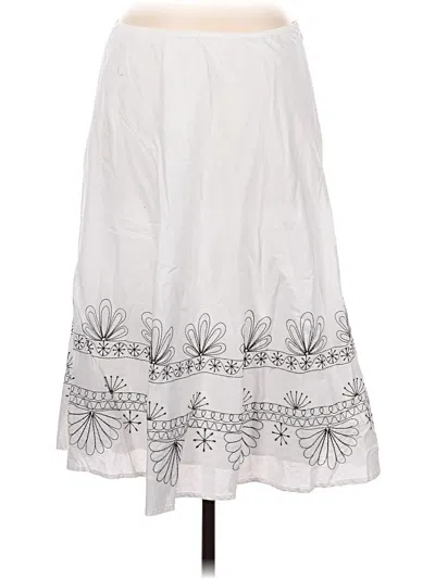Pre-owned Rafaella Casual Skirt In White