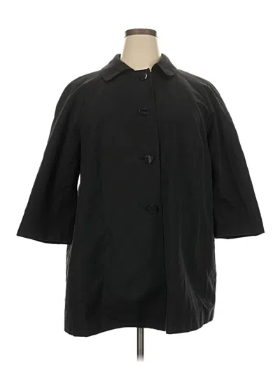 Pre-owned Rafaella Coat In Black