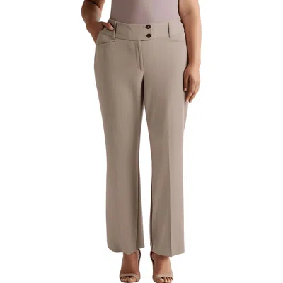Rafaella Curvy Boot Womens Pocket Polyester Bootcut Pants