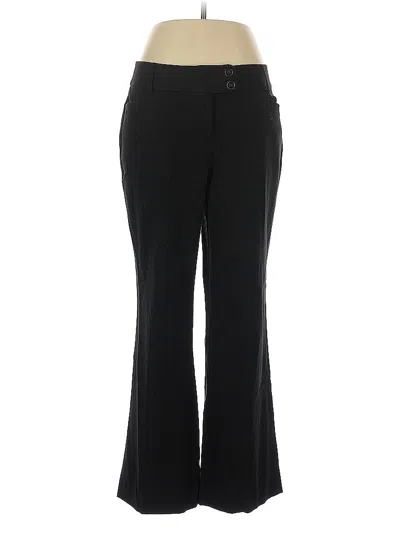 Pre-owned Rafaella Dress Pants In Black
