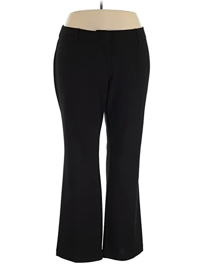Pre-owned Rafaella Dress Pants In Black
