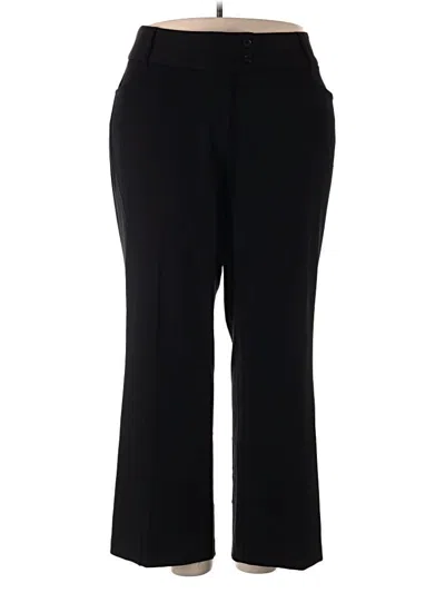 Pre-owned Rafaella Dress Pants In Black