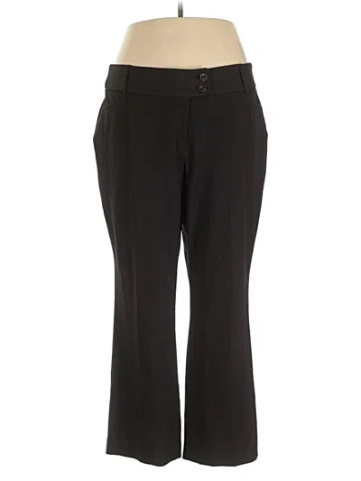Pre-owned Rafaella Dress Pants In Black