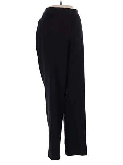 Pre-owned Rafaella Dress Pants In Black