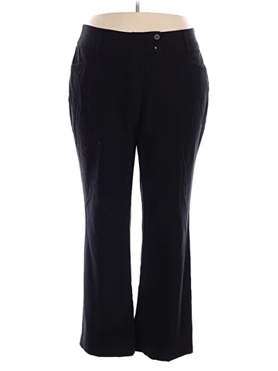 Pre-owned Rafaella Dress Pants In Black