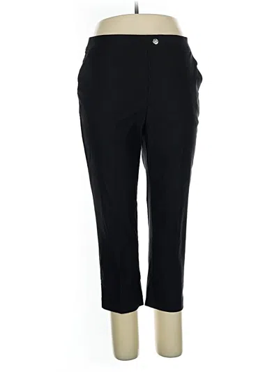 Pre-owned Rafaella Dress Pants In Black