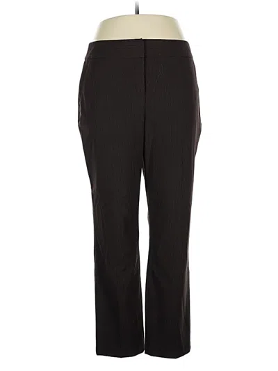 Pre-owned Rafaella Dress Pants In Black