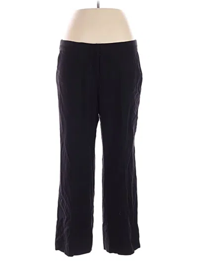 Pre-owned Rafaella Dress Pants In Black