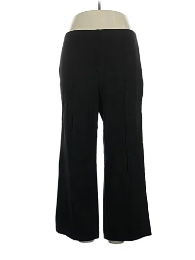 Pre-owned Rafaella Dress Pants In Black