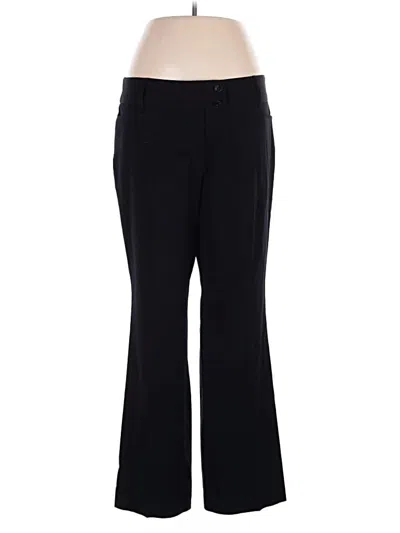 Pre-owned Rafaella Dress Pants In Black