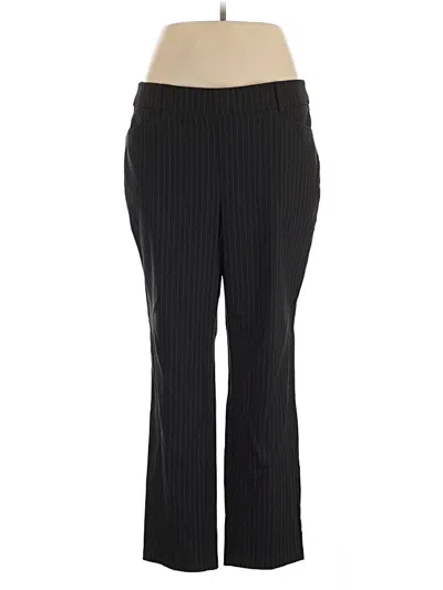 Pre-owned Rafaella Dress Pants In Black