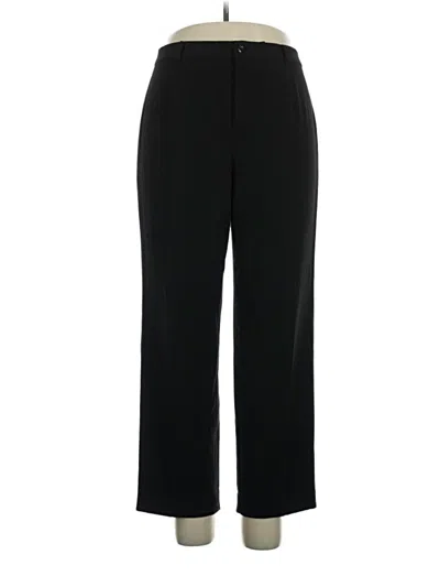 Pre-owned Rafaella Dress Pants In Black