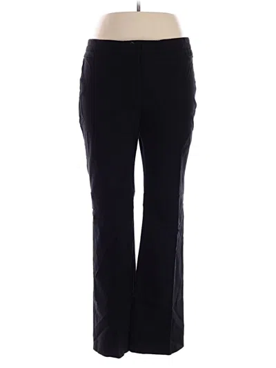 Pre-owned Rafaella Dress Pants In Black