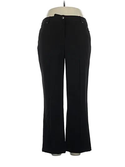 Pre-owned Rafaella Dress Pants In Black