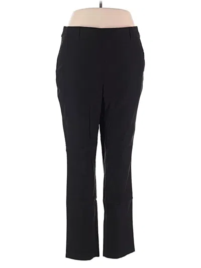 Pre-owned Rafaella Dress Pants In Black