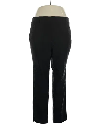 Pre-owned Rafaella Dress Pants In Black
