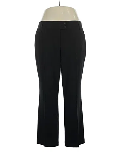 Pre-owned Rafaella Dress Pants In Black
