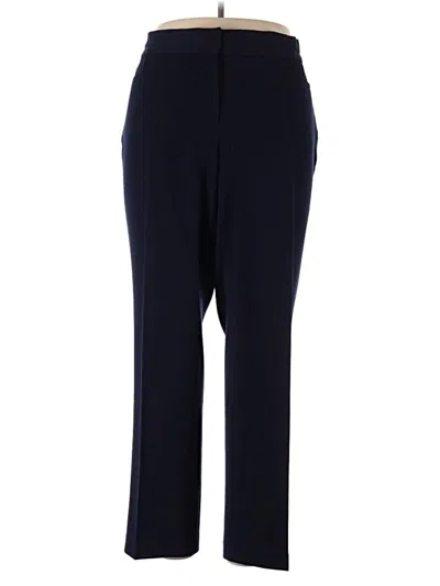 Pre-owned Rafaella Dress Pants In Blue