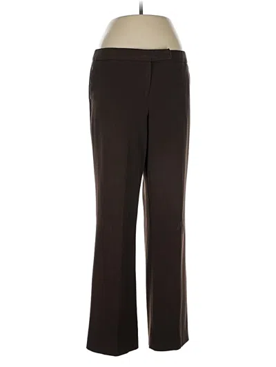 Pre-owned Rafaella Dress Pants In Brown
