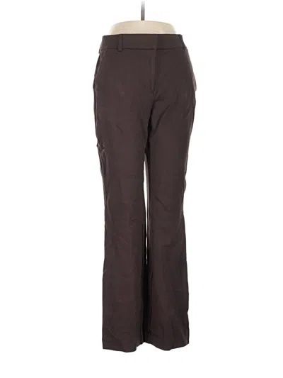 Pre-owned Rafaella Dress Pants In Brown