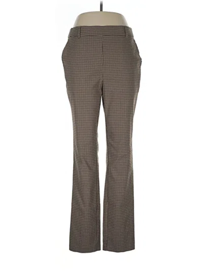 Pre-owned Rafaella Dress Pants In Brown