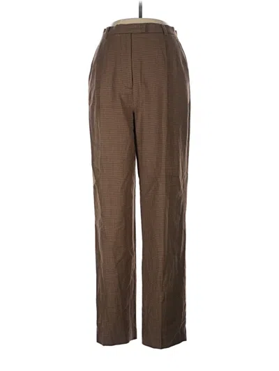Pre-owned Rafaella Dress Pants In Brown