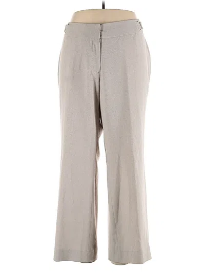 Pre-owned Rafaella Dress Pants In Gray