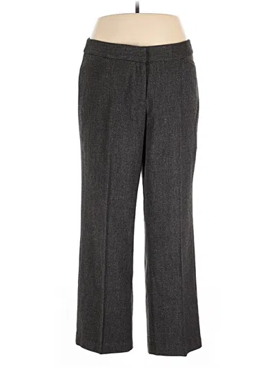 Pre-owned Rafaella Dress Pants In Gray
