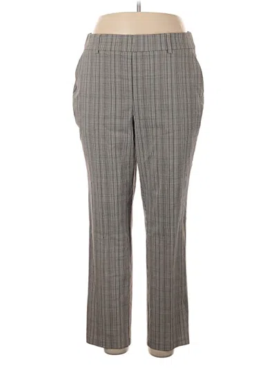 Pre-owned Rafaella Dress Pants In Gray