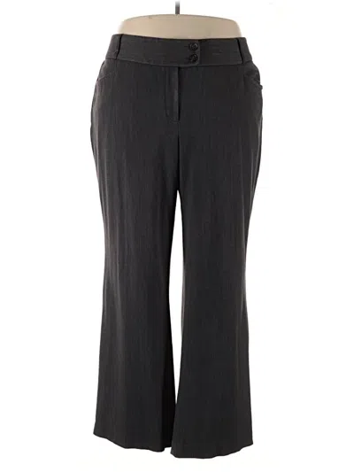Pre-owned Rafaella Dress Pants In Gray