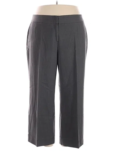Pre-owned Rafaella Dress Pants In Gray