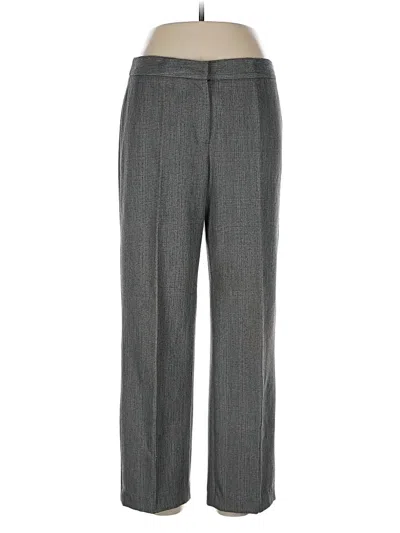 Pre-owned Rafaella Dress Pants In Gray