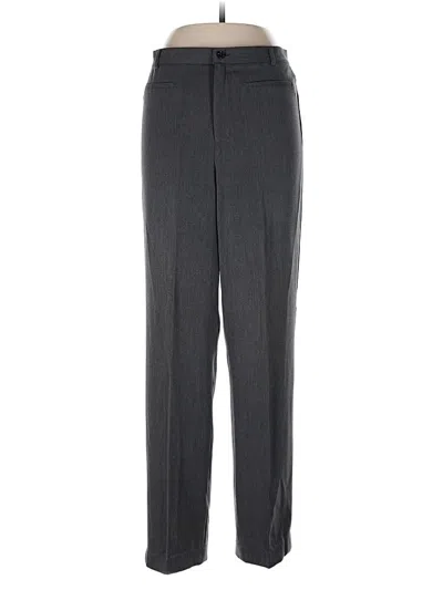 Pre-owned Rafaella Dress Pants In Gray