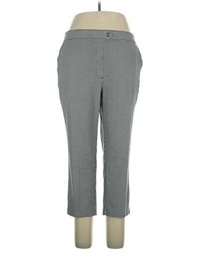 Pre-owned Rafaella Dress Pants In Gray