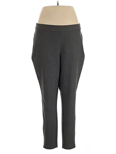 Pre-owned Rafaella Dress Pants In Gray