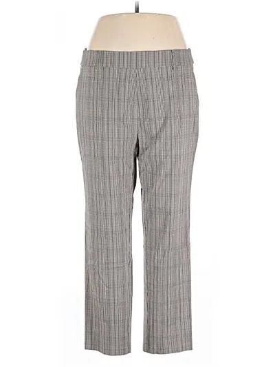 Pre-owned Rafaella Dress Pants In Gray
