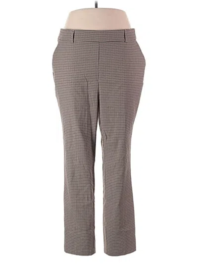Pre-owned Rafaella Dress Pants In Gray