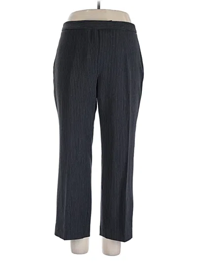 Pre-owned Rafaella Dress Pants In Gray
