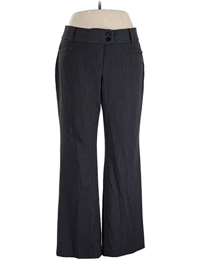 Pre-owned Rafaella Dress Pants In Gray