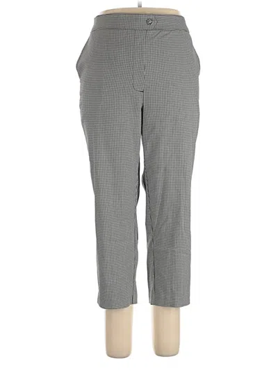 Pre-owned Rafaella Dress Pants In Gray