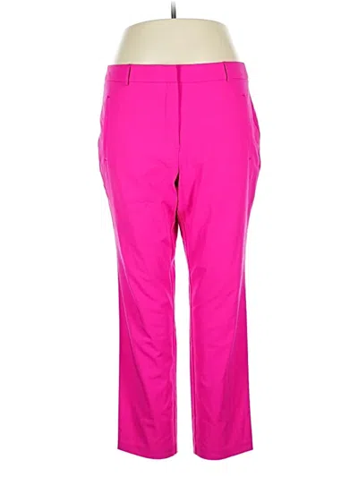 Pre-owned Rafaella Dress Pants In Pink