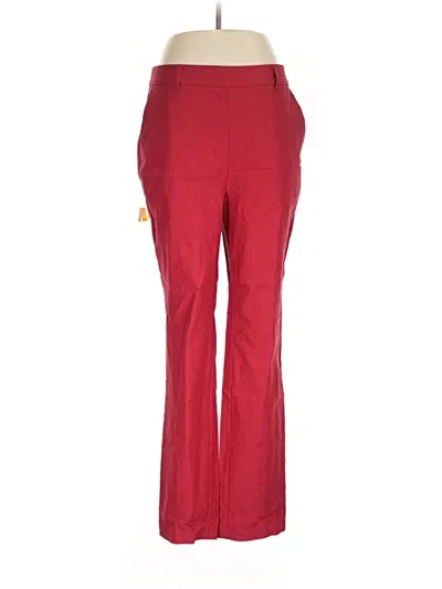 Pre-owned Rafaella Dress Pants In Red