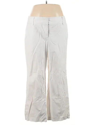 Pre-owned Rafaella Dress Pants In Silver