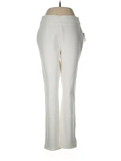 Pre-owned Rafaella Dress Pants In White