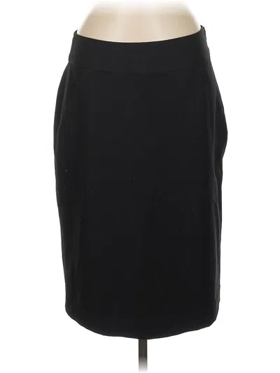 Pre-owned Rafaella Formal Skirt In Black
