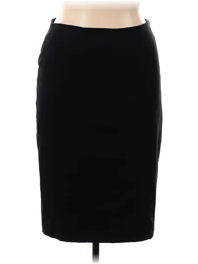 Pre-owned Rafaella Formal Skirt In Black